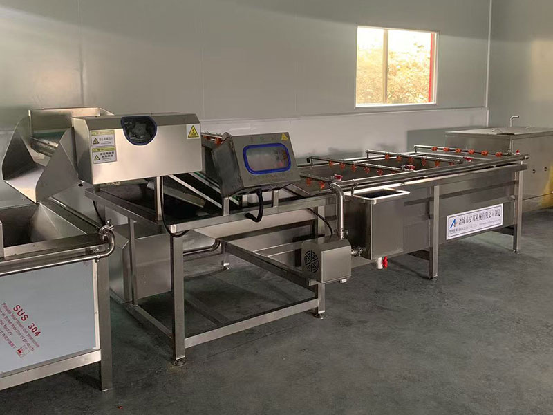 Fujian bamboo shoots customer processing site